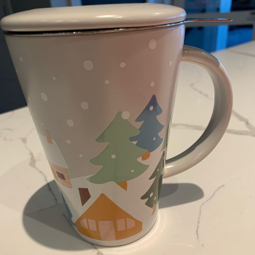David’s Tea Trees Ski Winter Perfect Mug